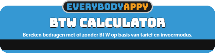 Banner for btw