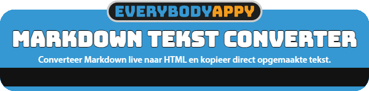 Banner for markdown-html
